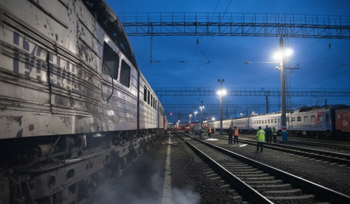 Пошкоджена залізнична інфраструктура в Запоріжжі