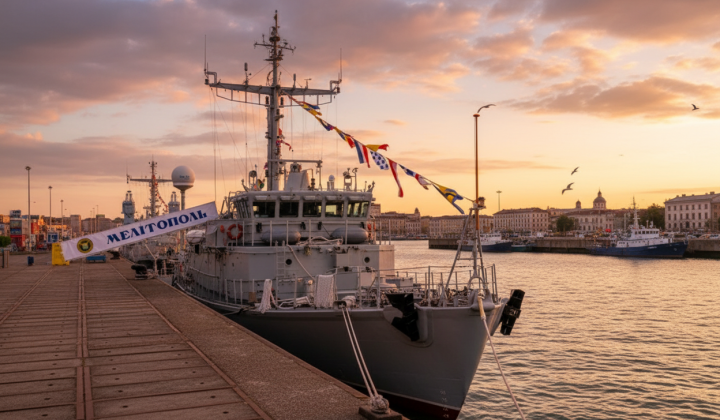 Украинские минные тральщики на деле