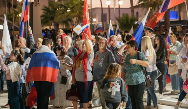 Фейковые протесты России на Кипре