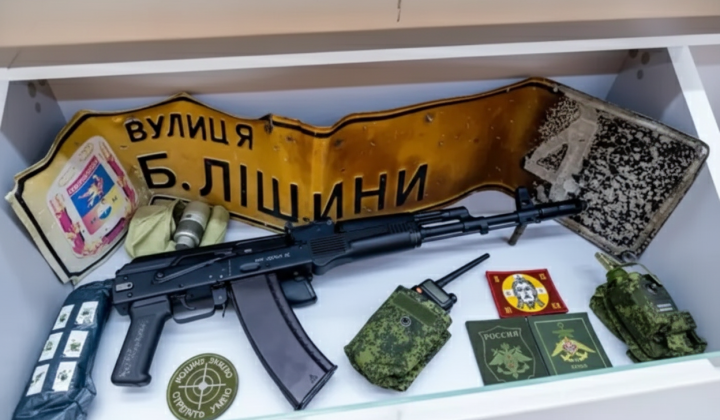 War museum exhibits in Moscow