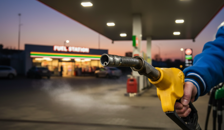 One of the modern gas stations in Ukraine
