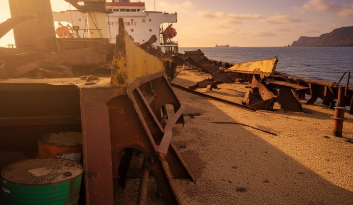 Russian drones attack civilian ship under the flag of Saint Kitts and Nevis near Odessa