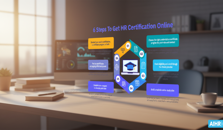 Логотипи SHRM, HRCI та AIHR