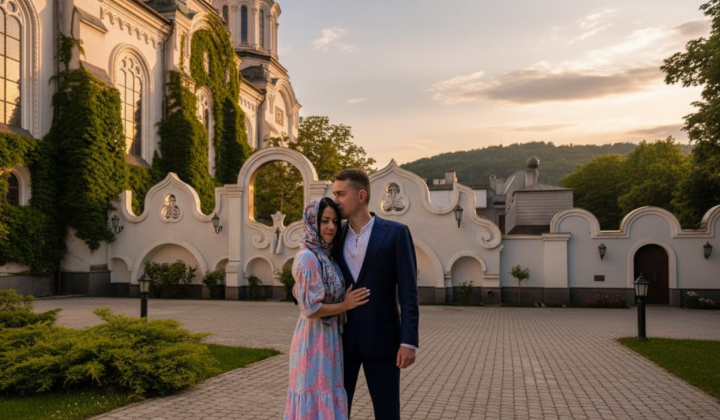 Кирило Буданов и его жена на свадьбе