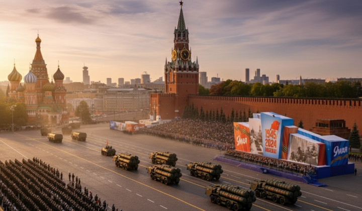 Парад у Москві без техніки