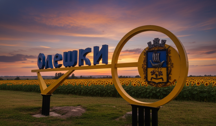 Голод в оккупированных Олешках