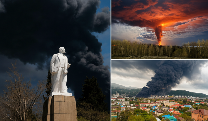 Fire at oil terminal in Tuapse