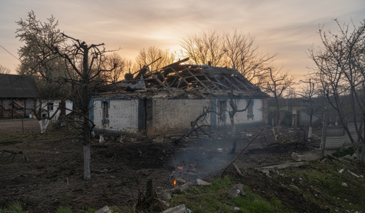 Дрон разрушил дом в Виннице
