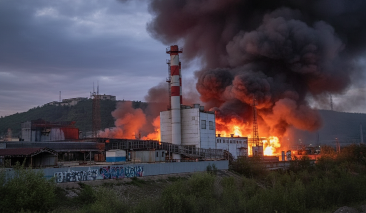 Дроны СБУ атаковали порт Туапсе и НПЗ: пожар в резервуарах с нефтью