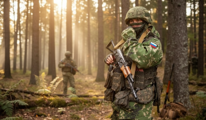 Карта с показателями Украины и России