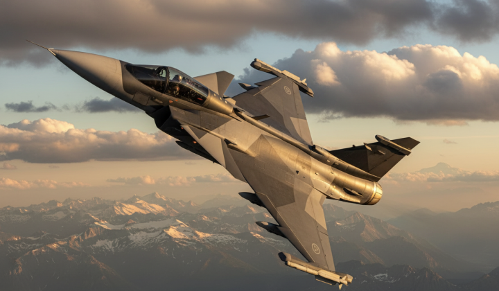 Image of Gripen E fighters