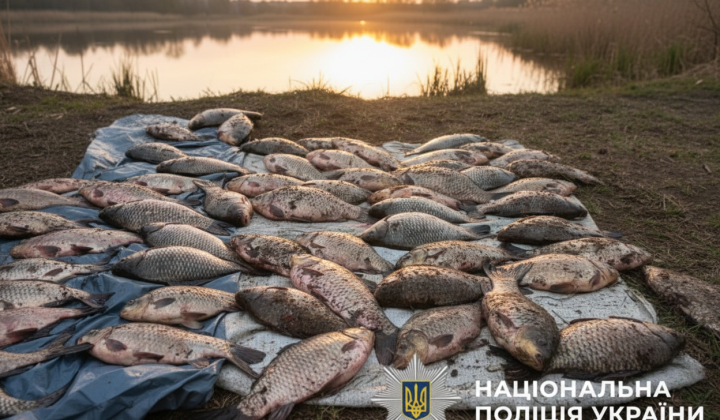 Незаконний вилов риби на Київщині
