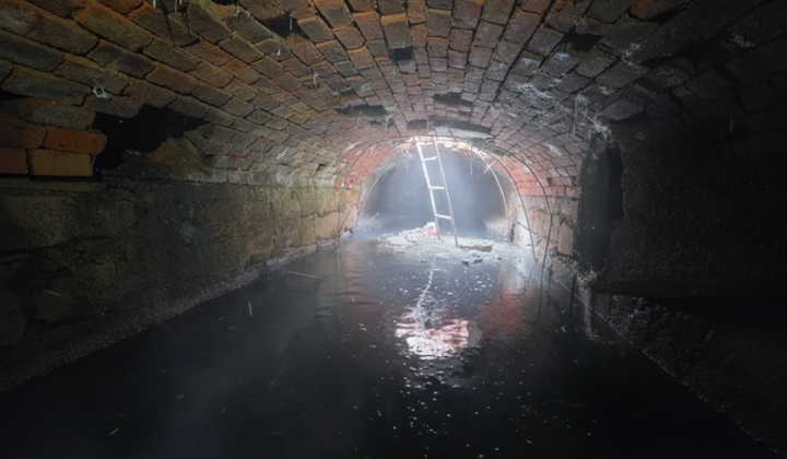 Ancient tunnel in Stryi