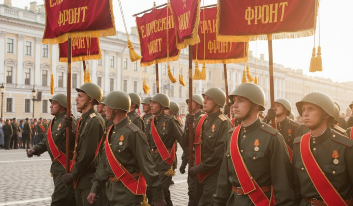 Российский военный парад в Крыму