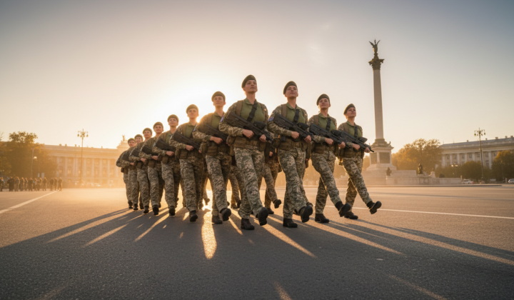 Rally in honor of Infantry Day