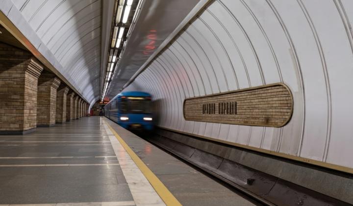 Паника на станции метро в Киеве