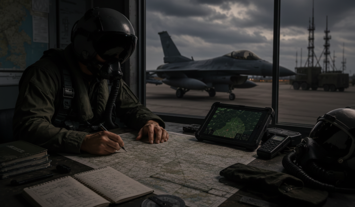 Украинские пилоты на F-16 без GPS