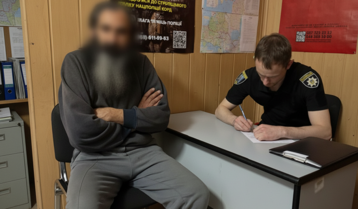 Поліція затримала голого чоловіка на Хрещатику