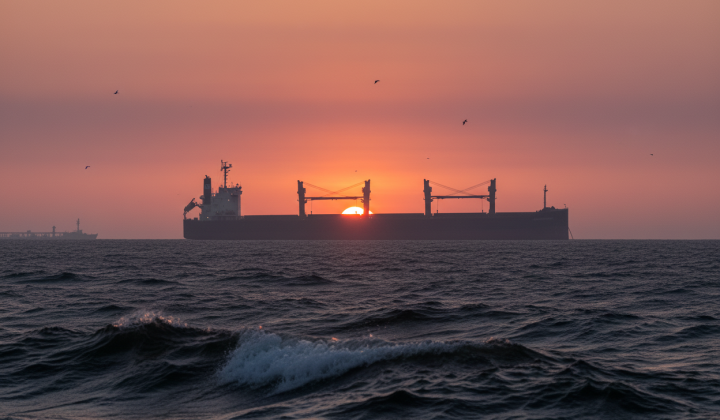 Ships blocked in the Ormuz Strait