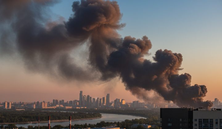 Ukrainian drones hit Lukoil oil refinery