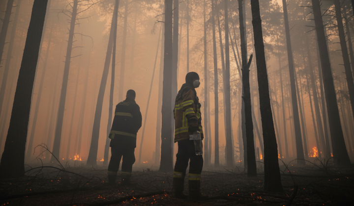 Fire in the Chernobyl zone covered over 1100 hectares