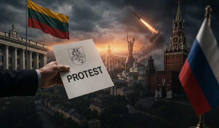Lithuania handed note of protest