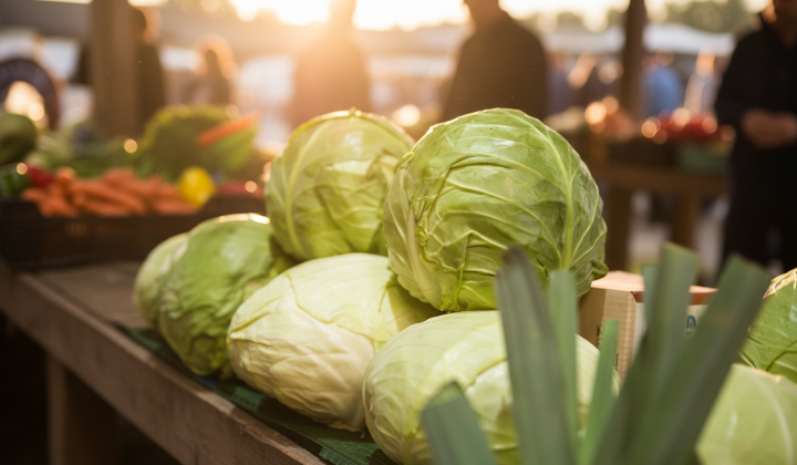 Food at the market in Kyiv