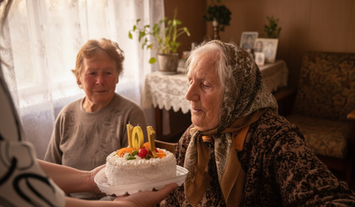 Украинка отмечает 101 год