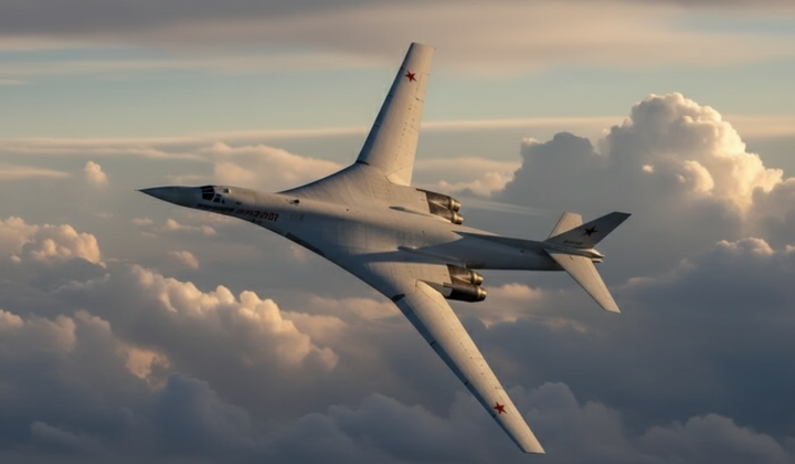 Photo of the updated Tu-160 against the backdrop of lost capability
