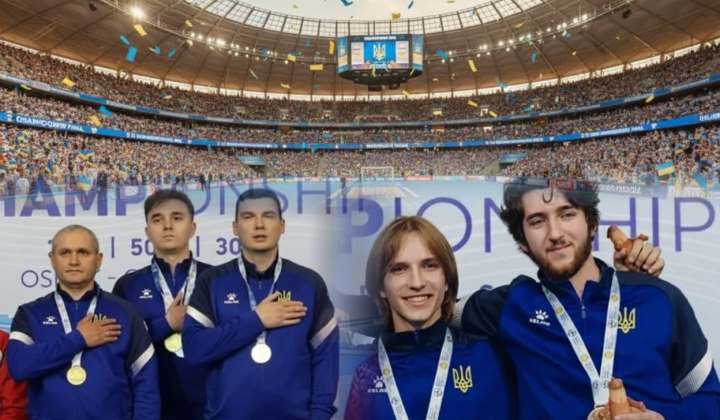 Украинские спортсмены с медалями на ЧЕ