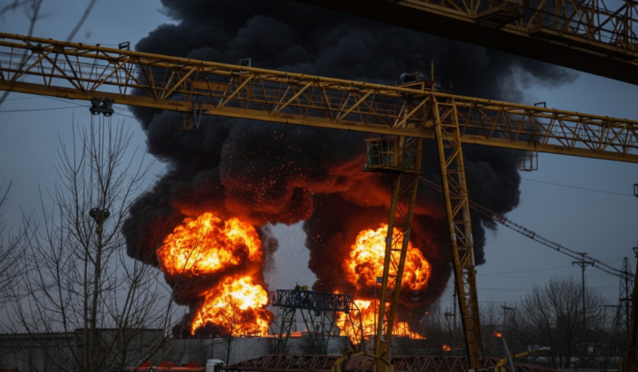 Seventh oil refinery plant stopped working