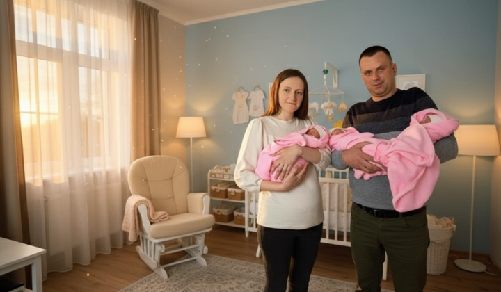 36-річна жінка з трійнями