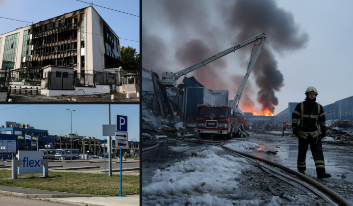 Russian strike on Coca-Cola and Boeing factories