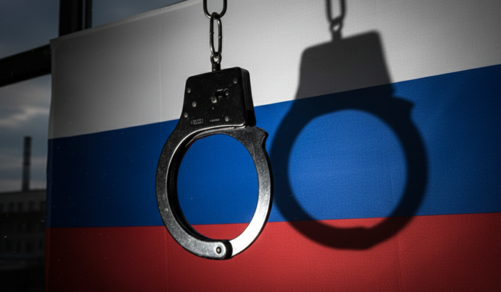 Прапор Данії та Росії