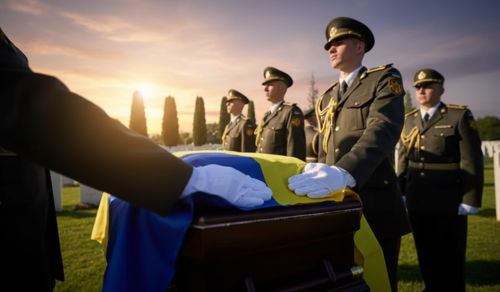 Военный прощальный ритуал в Раде