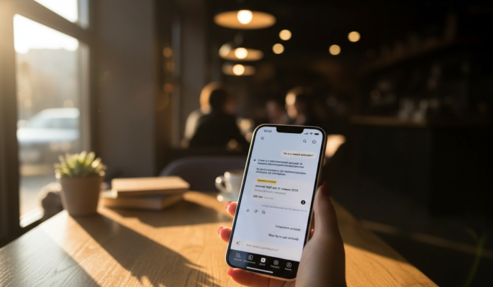 AI assistant in action in the photo