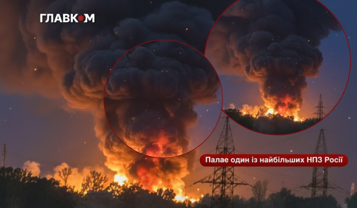 Дроны нанесли удар по крупнейшему НПЗ в Рязани
