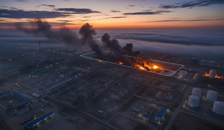 Дрони зупинили виробництво пального на заводі Газпрому в Астрахані