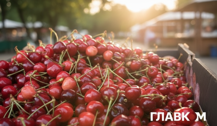 Свіжа полуниця на ярмарці у Києві