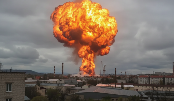 Вибух газової станції в П'ятигорську
