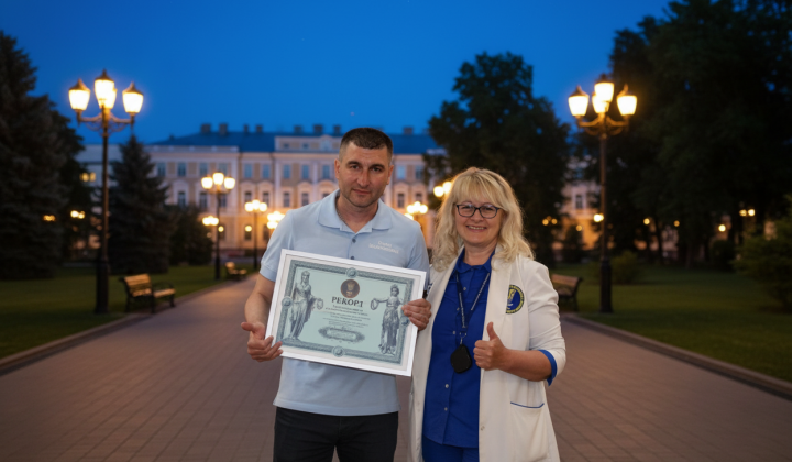 Record for 12-hour foot massage in Lviv region