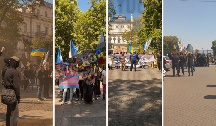 Сутички на ЛГБТ-прайді в Одесі