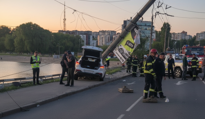 Accident with BMW X4 in Khmelnytskyi