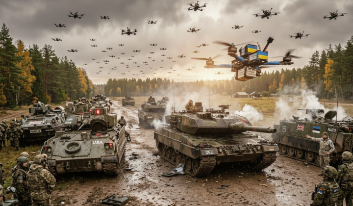 Ukrainian drones defeated NATO training