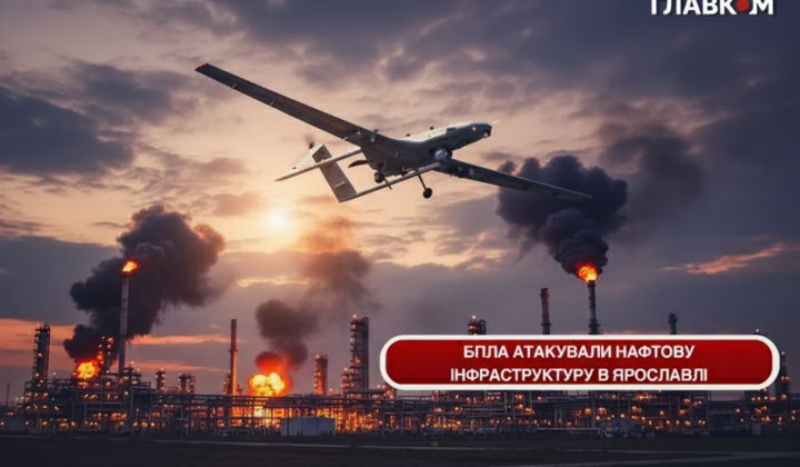 Drone strike on oil station in RF