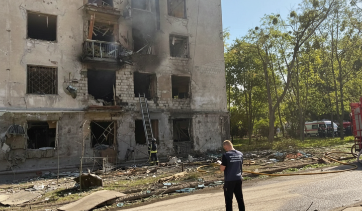 Поранені будинки в Краматорську: шість постраждалих