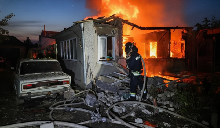Attack in Vilnyansk: four people injured, including two children