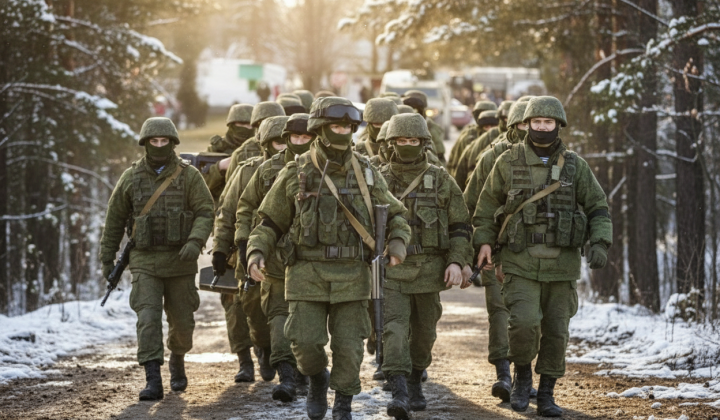 Вишкіл російських військових в Китаї