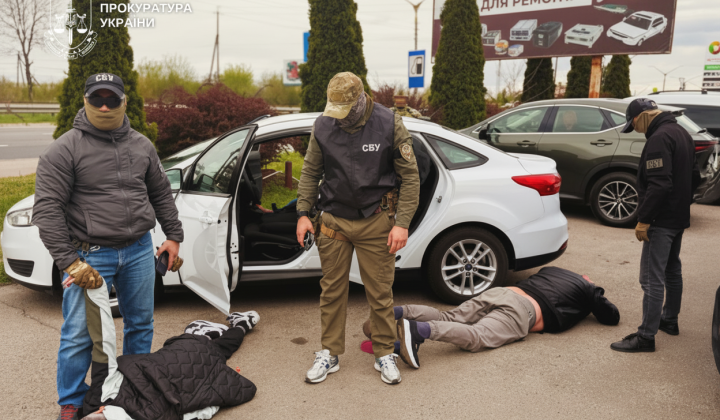Задержание преступника в Киеве за уклонение