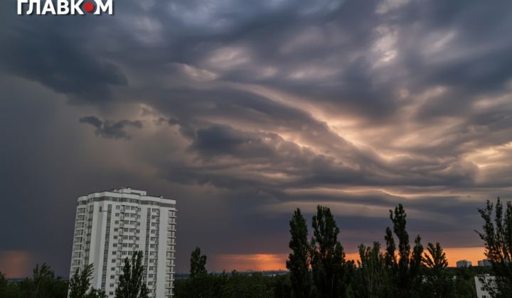Storm in Kyiv: yellow danger level